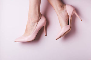 Pink women's Heels