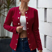 Double-breasted small blazer