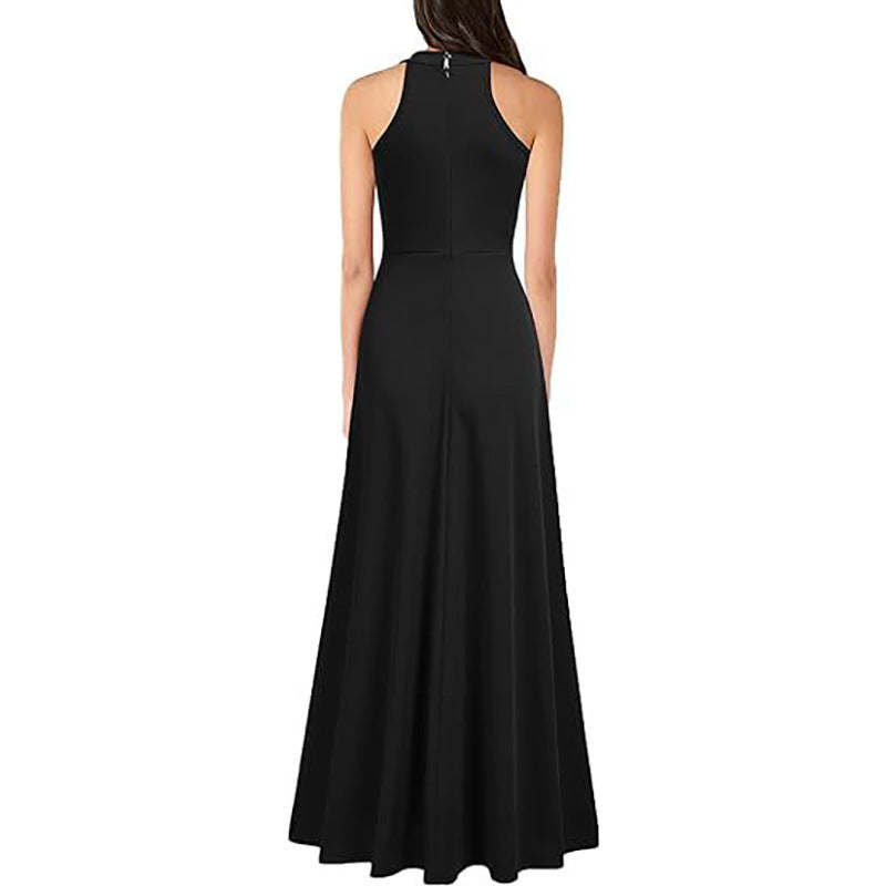 Women's Fashion Halter Evening Dress