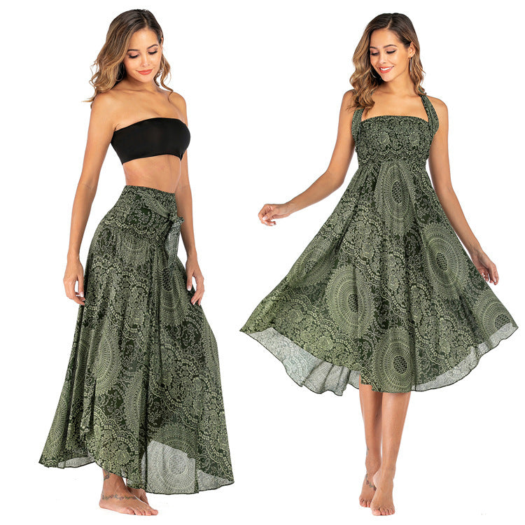 Ladies Fashion Swing Boho Skirt