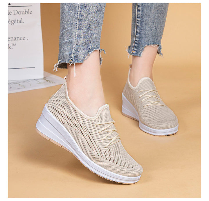 Women's Mesh Breathable Casual Platform Shoes