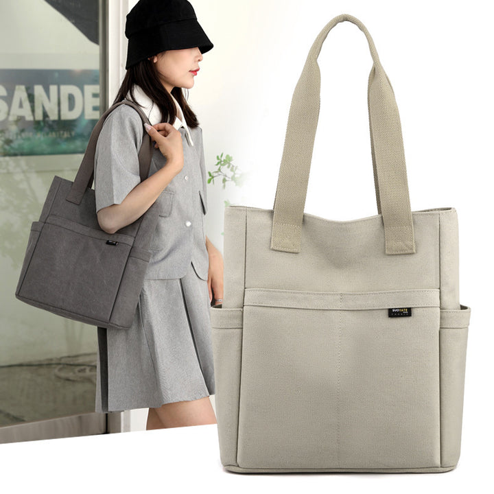 Casual Portable Shoulder Bag Canvas Bag