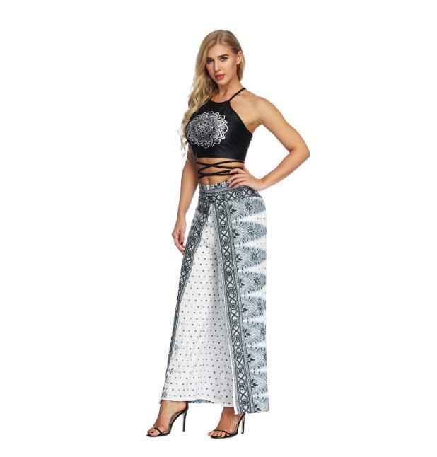 Women's Wide Leg Boho Yoga Harem