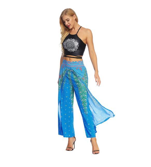 Women's Wide Leg Boho Yoga Harem