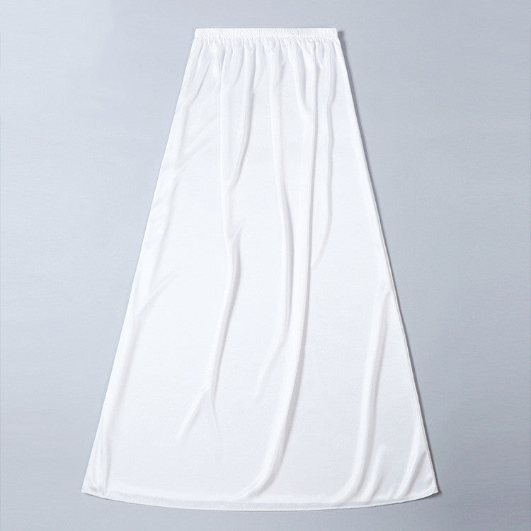 Fashionable Thin Silk Satin Skirt