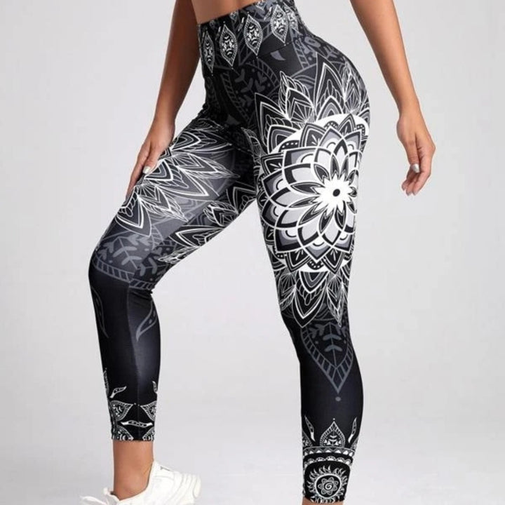 Ink Printing Yoga Leggings