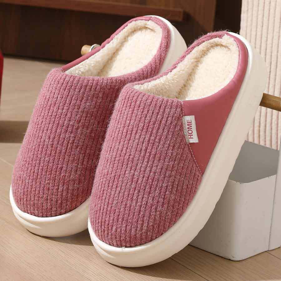 Warm Lightweight Thick Bottom Slip On Shoes