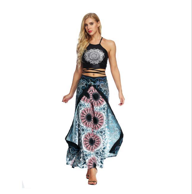 Women's Wide Leg Boho Yoga Harem