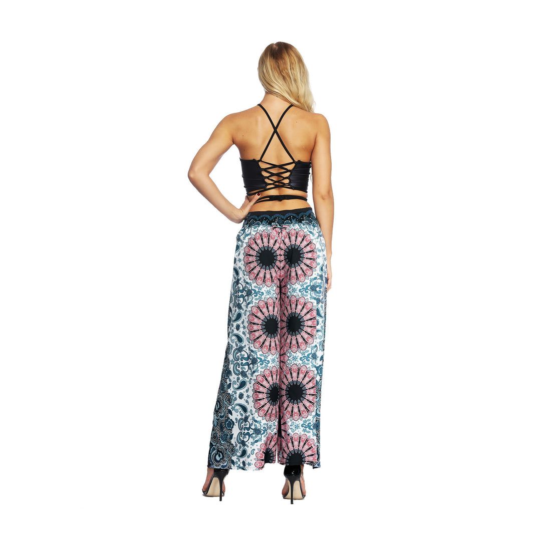 Women's Wide Leg Boho Yoga Harem