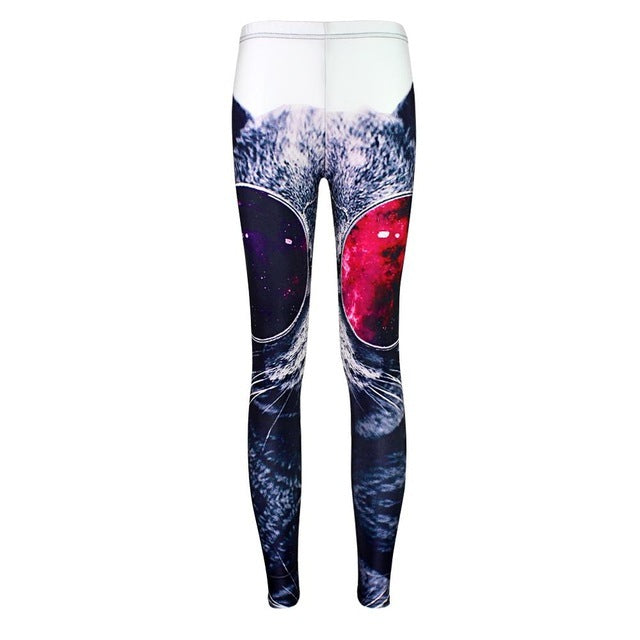 Printed fitness leggings ladies