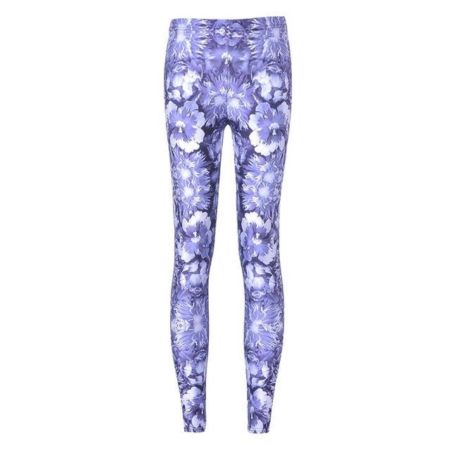 Printed fitness leggings ladies