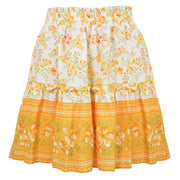 Bohemian High Waist Ruffle Skirt