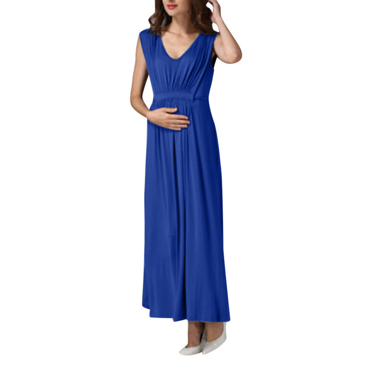 Long Evening Dress Designed For Women That Are Nursing