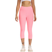 Cropped High Waisted Hip Butt Lifting Leggings