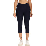 Cropped High Waisted Hip Butt Lifting Leggings