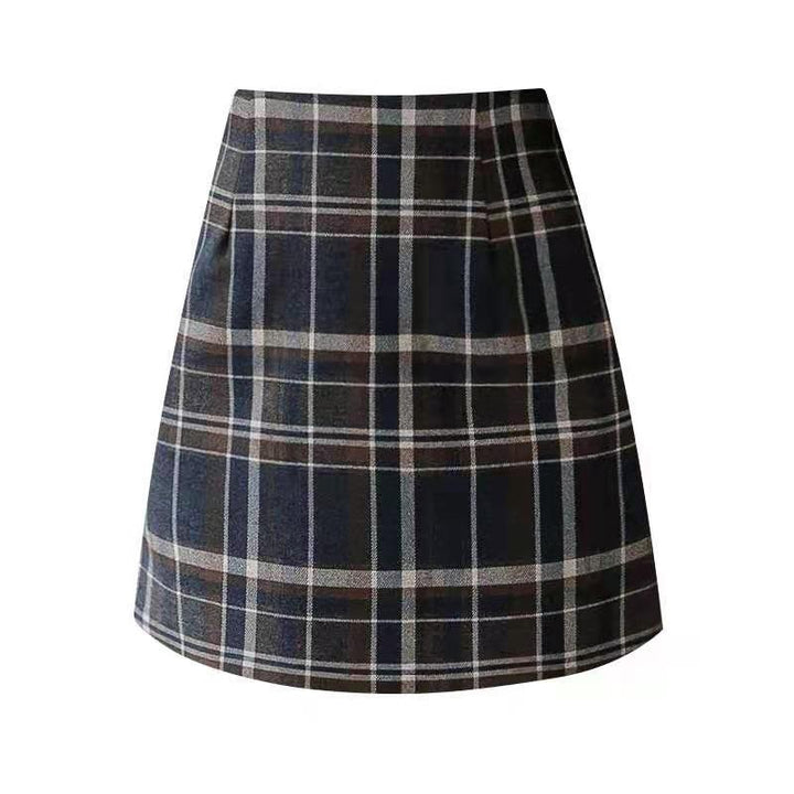 Women' s Mini Woolen Short Skirt