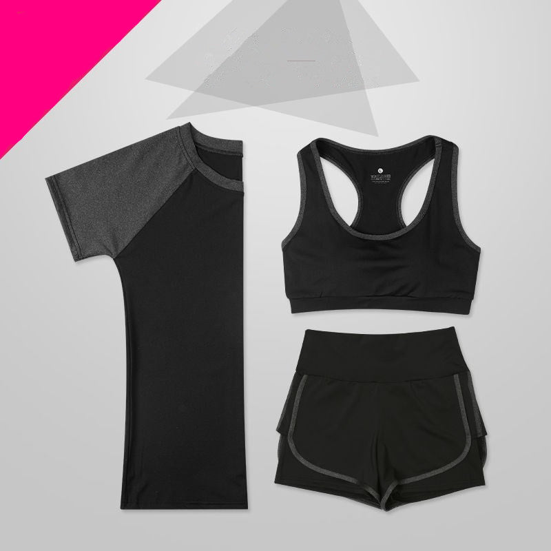 Yoga fitness three-piece set