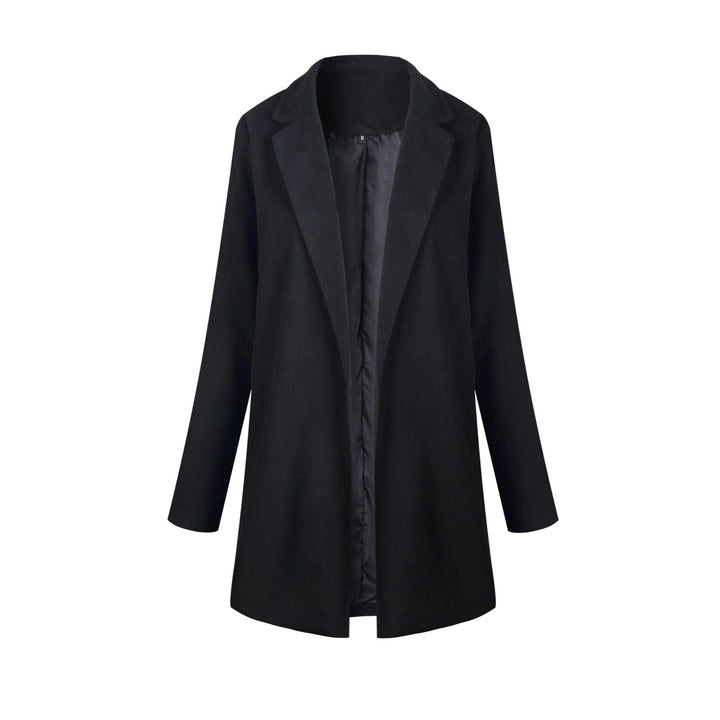 Lapel Slim Cardigan temperate blazer