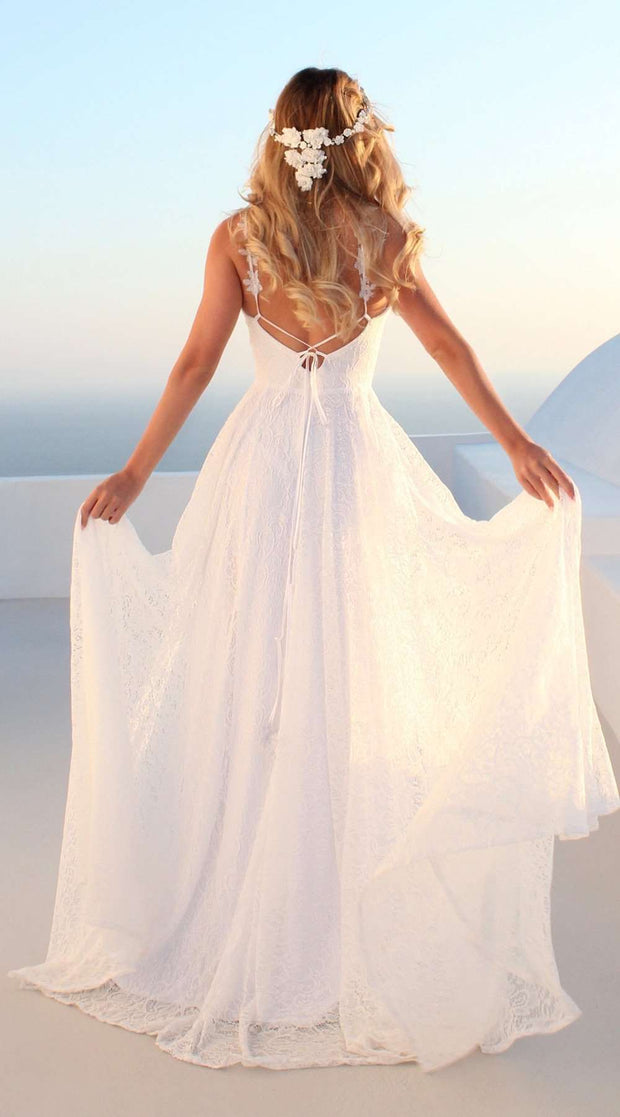 Boho Style Lace Sling Dress