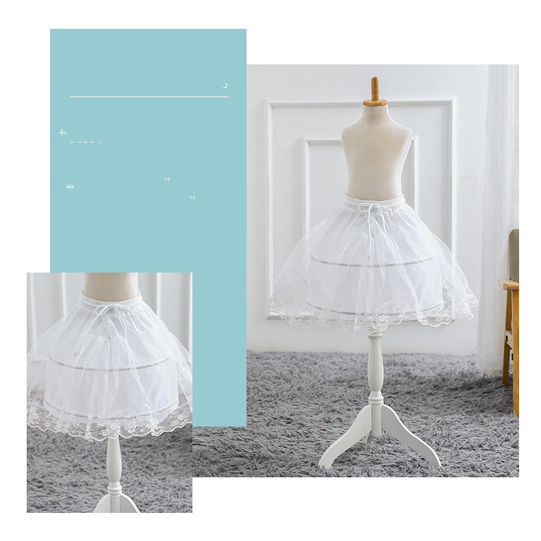 Double Steel Ring Short Adjustable Petticoat