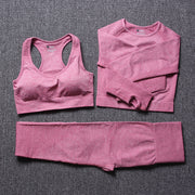 Exercise yoga three-piece set