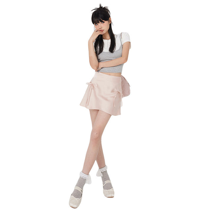 Fashion Bow Bandage Skirt