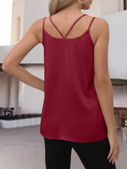 V-Neck Double Spaghetti Straps Cami