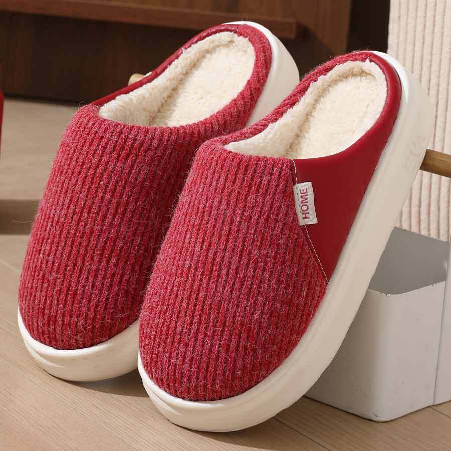 Warm Lightweight Thick Bottom Slip On Shoes