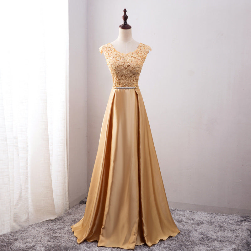 Elegant Long Chiffon evening dress