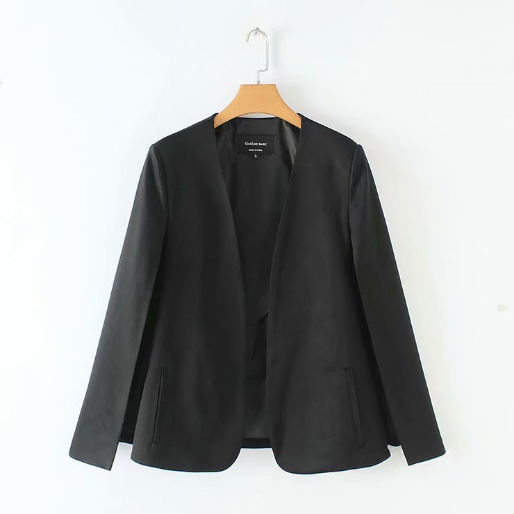 Split Design Blazer Cape Jacket