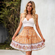 Printed Boho Half Skirt