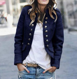 Fashion Button Blazer