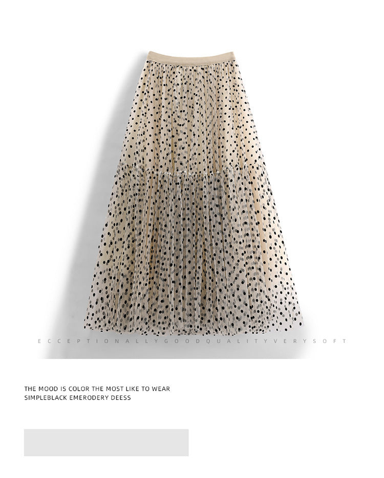 Polka Dot Tulle Skirt