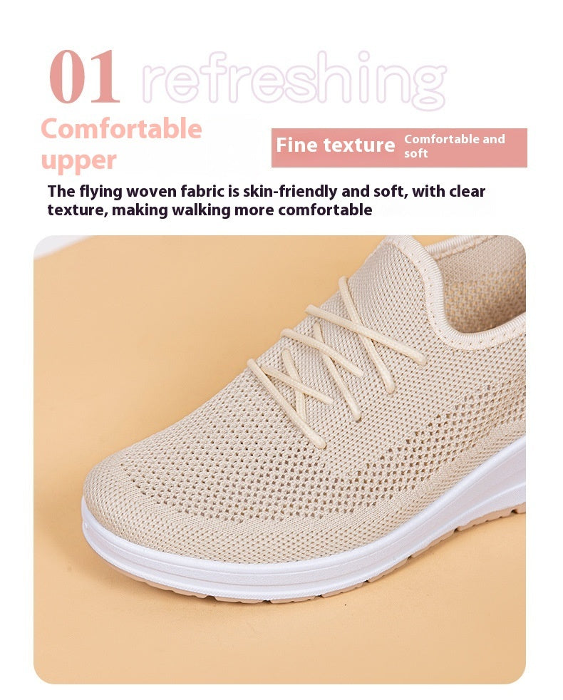 Women's Mesh Breathable Casual Platform Shoes