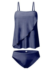 Detachable Strap Top and Brief Swim Set