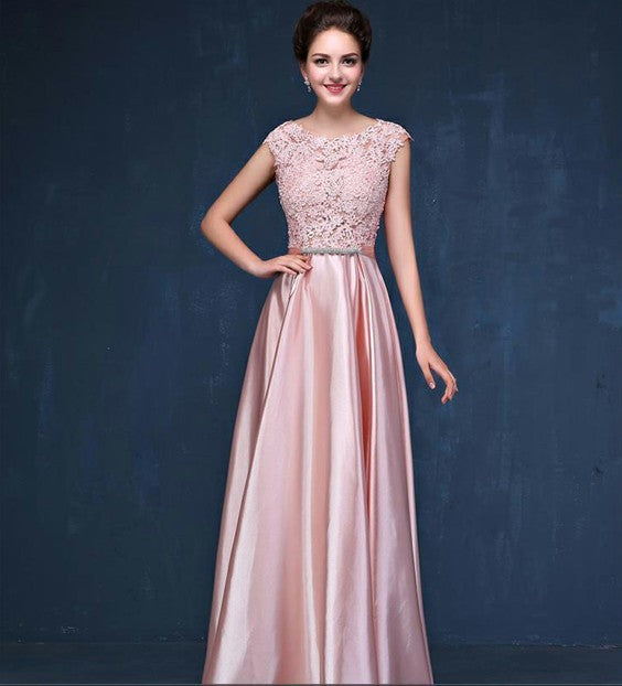 Elegant Long Chiffon evening dress