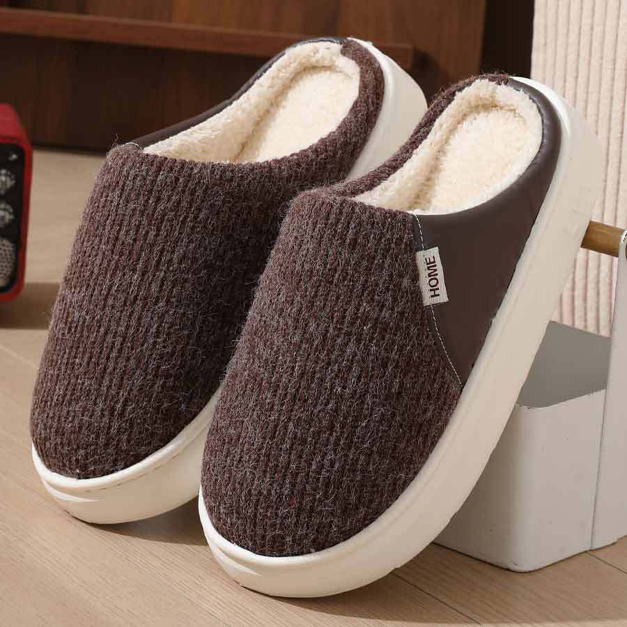 Warm Lightweight Thick Bottom Slip On Shoes