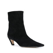 Women's  Solid Color Suede Chunky Heel Short Boots