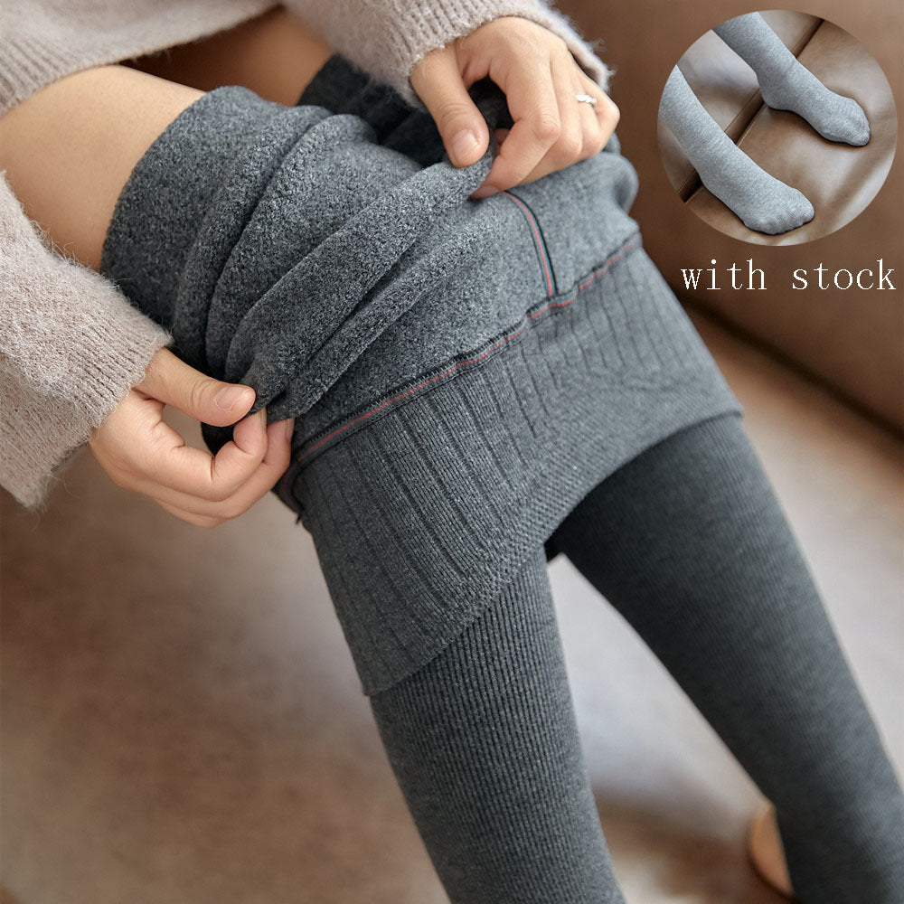 High Waist Winter Warm Stretch Leggings