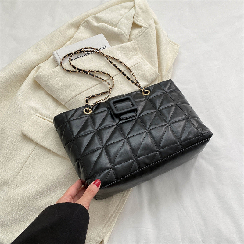 Women Shoulder Bags New Trendy Chic Chanel-style Rhombus Chain Bag