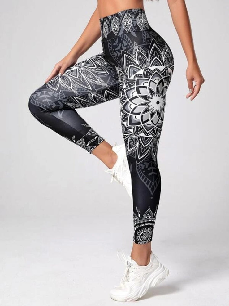 Ink Printing Yoga Leggings