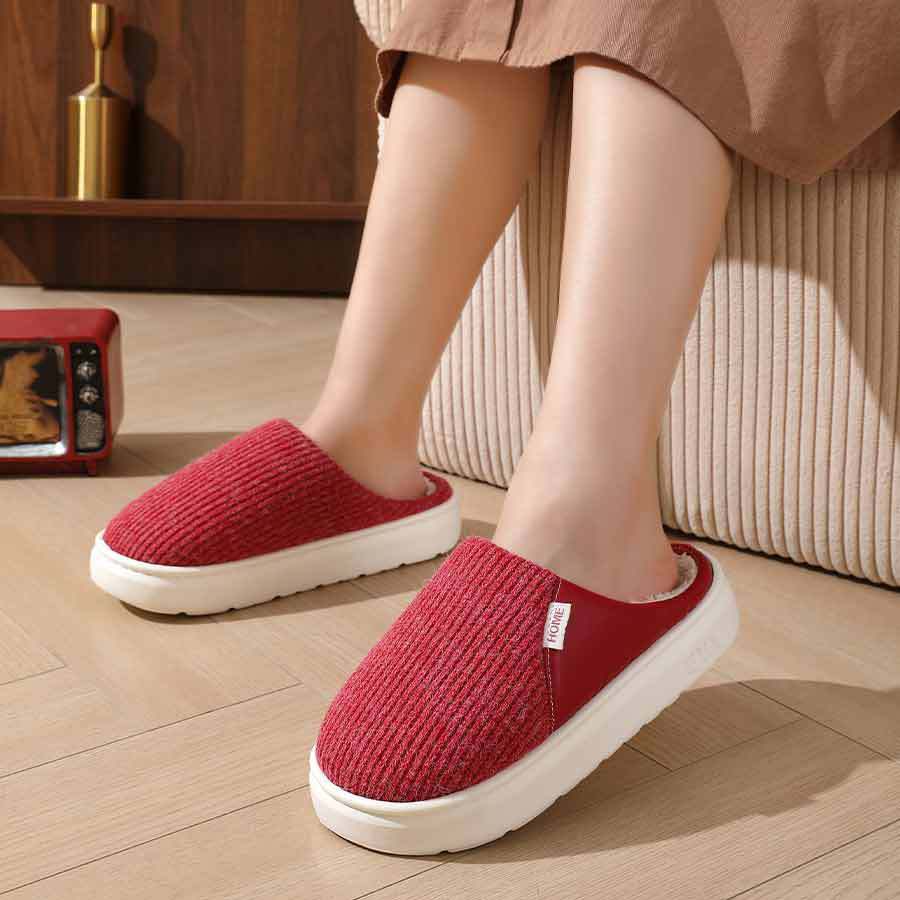 Warm Lightweight Thick Bottom Slip On Shoes