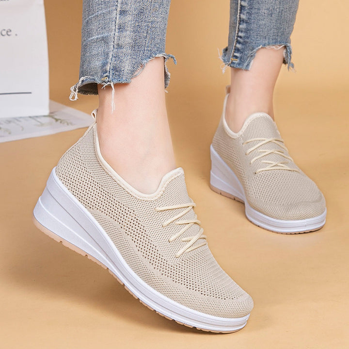 Women's Mesh Breathable Casual Platform Shoes