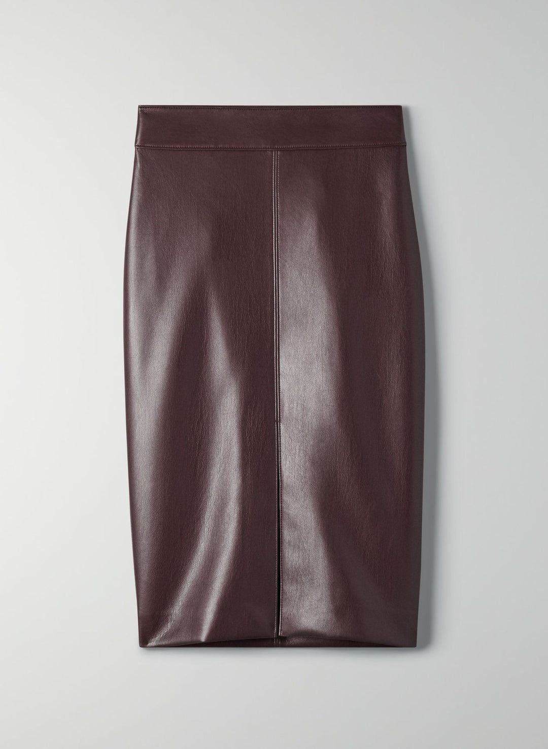 Temperament All Match Leather Skirt