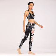 Printed Yoga Fitness Set