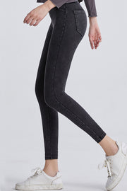 High Waist Cropped Jeans