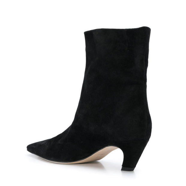 Women's  Solid Color Suede Chunky Heel Short Boots