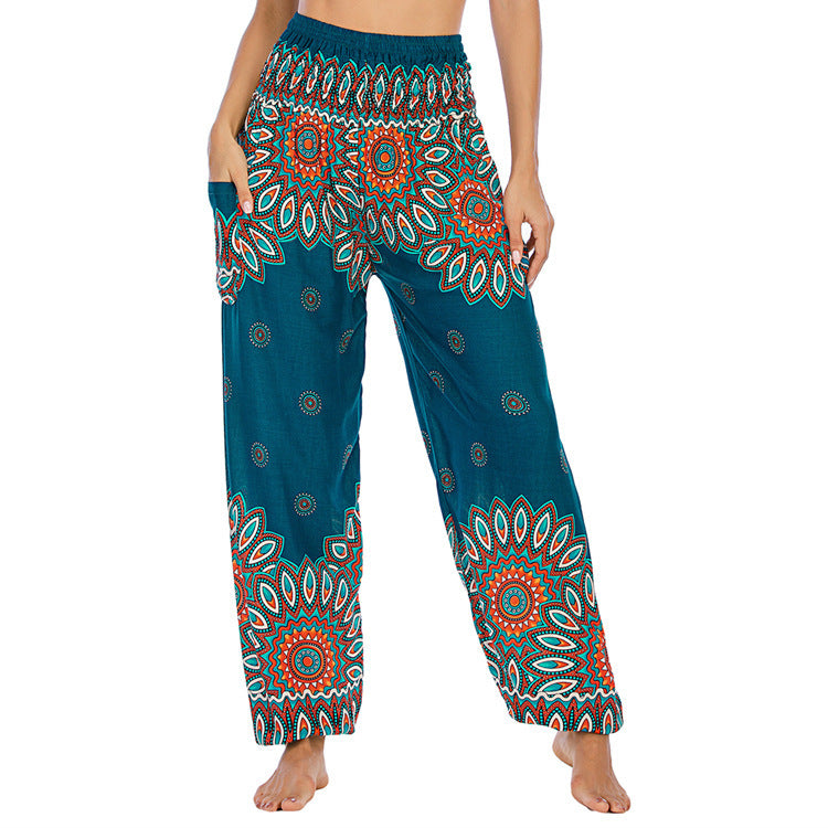 Women's Boho Casual Lantern Yoga Pants