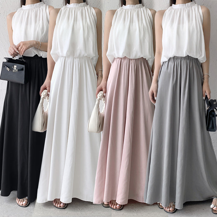 Elegant Long A- line Skirt