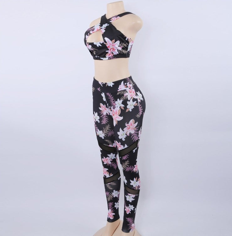 Printed Yoga Set